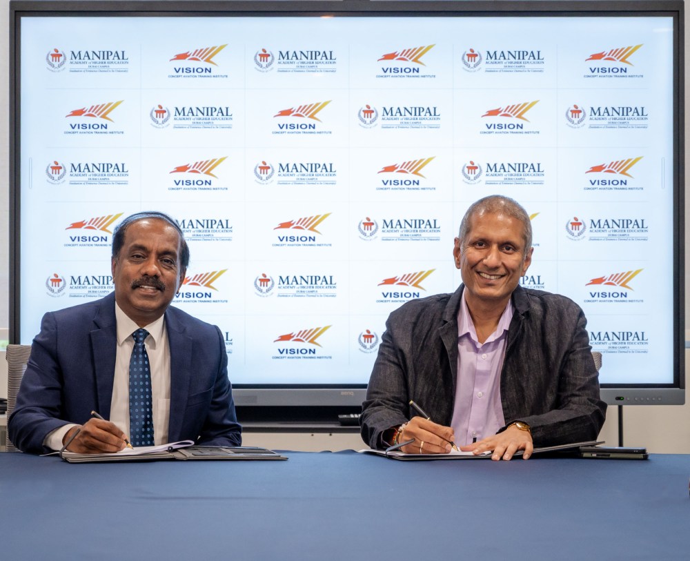 Manipal Academy of Higher Education Dubai’s School of Engineering and IT signs Agreement with Vision Concept Aviation Training Institute to train future Aviation Engineers in&nbsp;Dubai