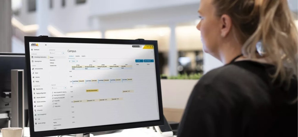 AXIS Audio Manager Pro simplifies scheduling and opens new public address&nbsp;possibilities