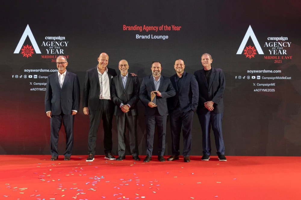 Brand Lounge Wins “Branding Agency of the Year”at Campaign Middle East’s Agency of the Year Awards&nbsp;2025