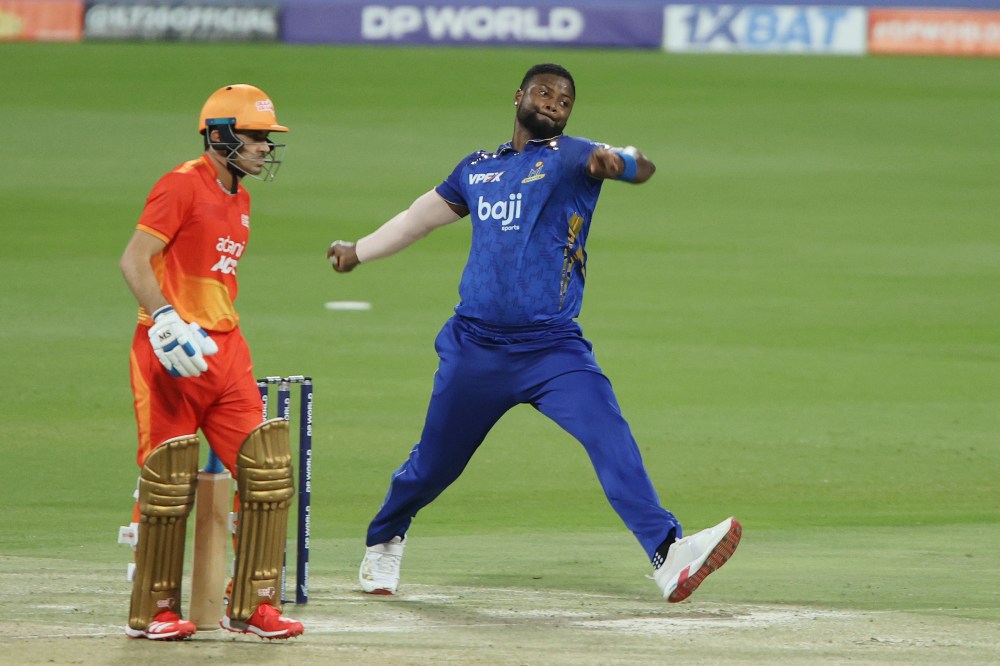 Pooran, Waseem Put MI Emirates’ in playoffs After an Emphatic Eight-Wicket Win Over Gulf&nbsp;Giants