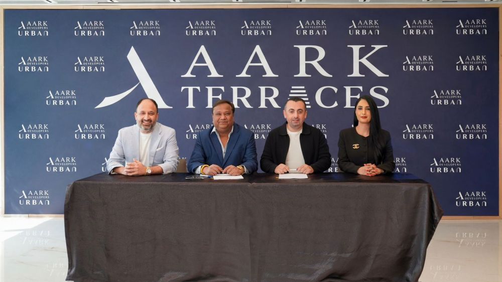 Urban Properties Signs Exclusive Sales Mandate with Aark Developers for the project Aark Terraces in Dubai Land Residence Complex